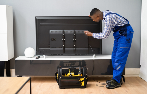 اختبار جهاز التلفزيون